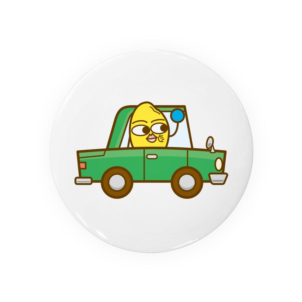 コメビツくんのコメビツくんの普通車 Tin Badge