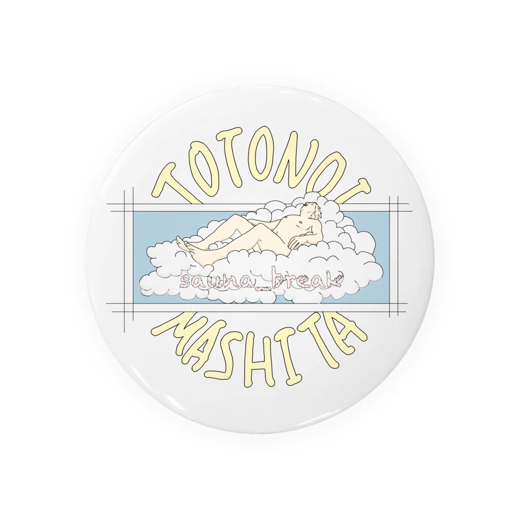 sauna_breakのtotonoimashita Tin Badge