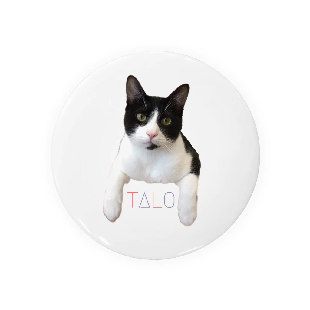 ハチワレ猫のタロのTALO Tin Badge