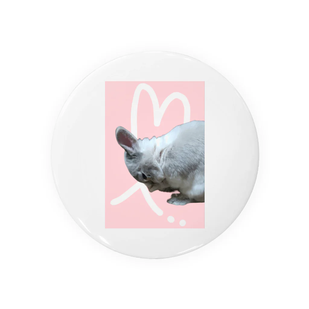 ぽぽこ🐰SHOPのくしくしバニラたん. ハートver Tin Badge