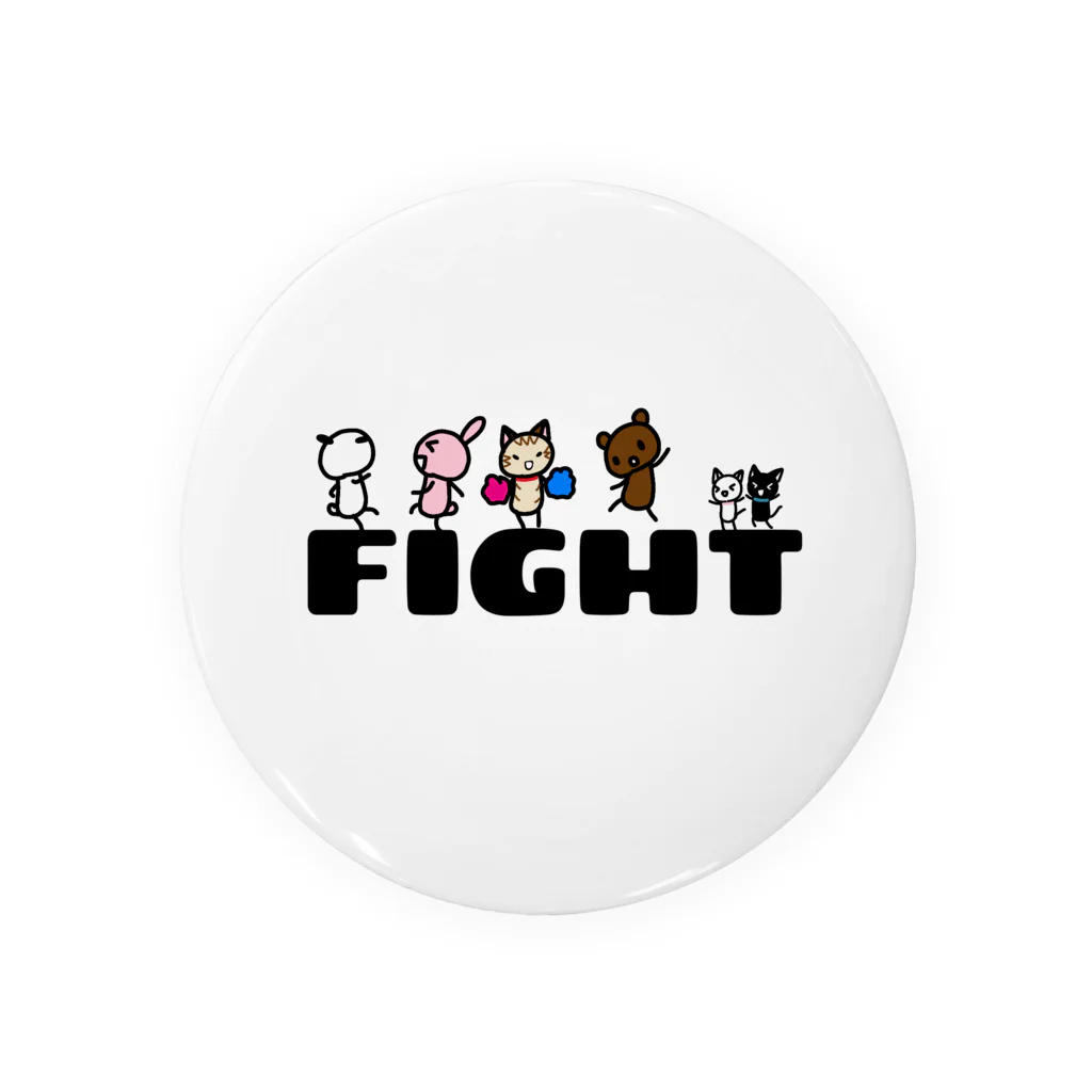 のほほん屋のFIGHT Tin Badge