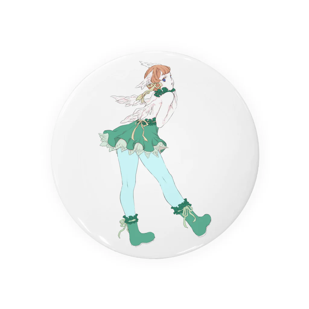 餡光堂の天使少女 Tin Badge