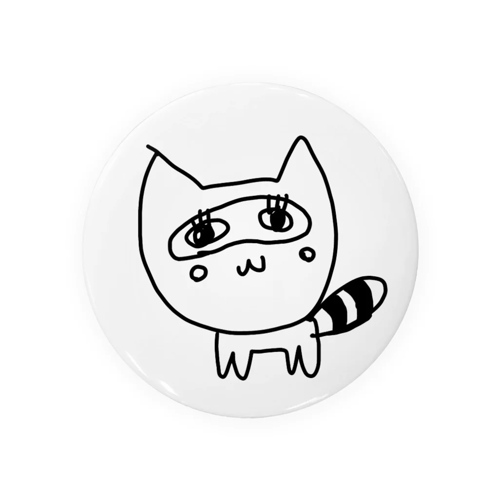 ねこたぬき＠自由奔放つよつよ発狂迷子系猫🐈👼のたぬきぱんつ Tin Badge