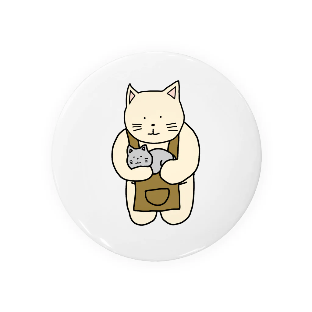 ＋Whimsyの猫カフェねこ Tin Badge