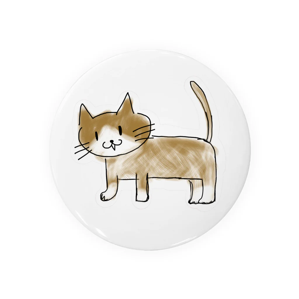 ようかい屋の茶色のねこ。 Tin Badge