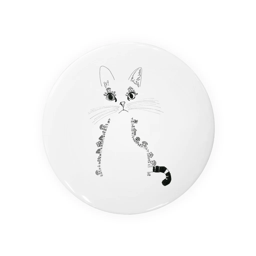 Muuuu.shopのまつ毛に住む Tin Badge