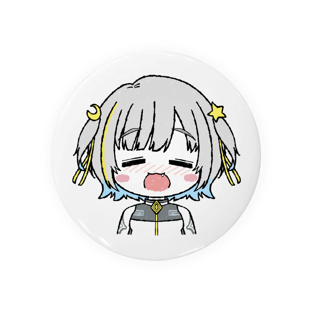 ねるしょっぷ֊  ̫ ֊💭のSDキャラ💭【えがお】 Tin Badge