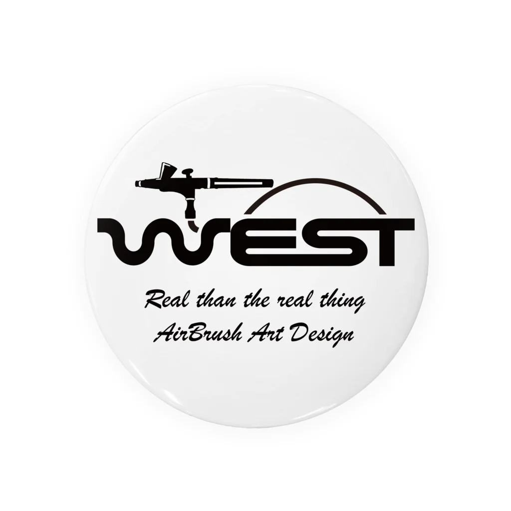 gdproductionのエアブラシWESTその２ Tin Badge