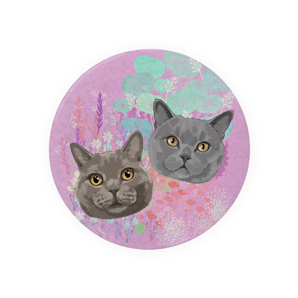 みきぞーん｜保護猫 ミッキー画伯と肉球とおともだちのhide&J Tin Badge