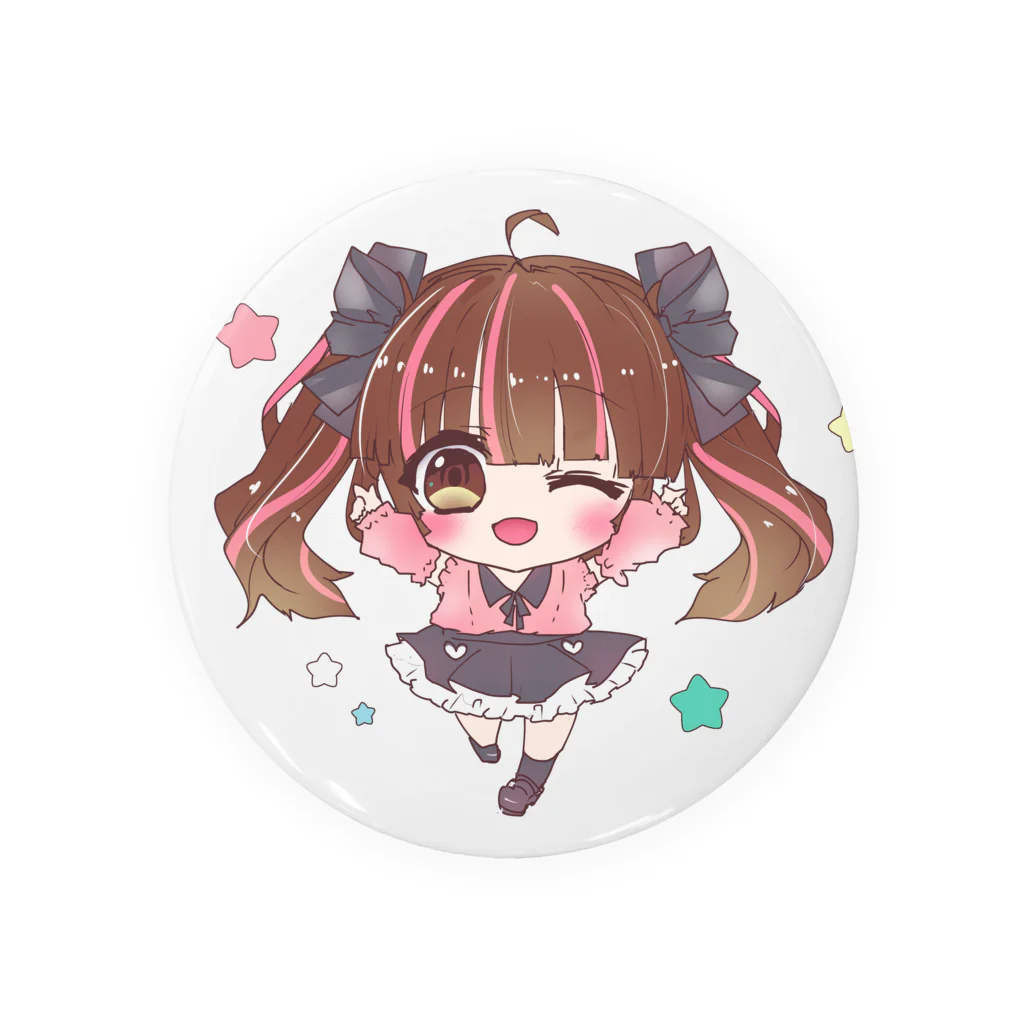 みらのクローゼットのMila ミニキャラver.ウインク編 Tin Badge