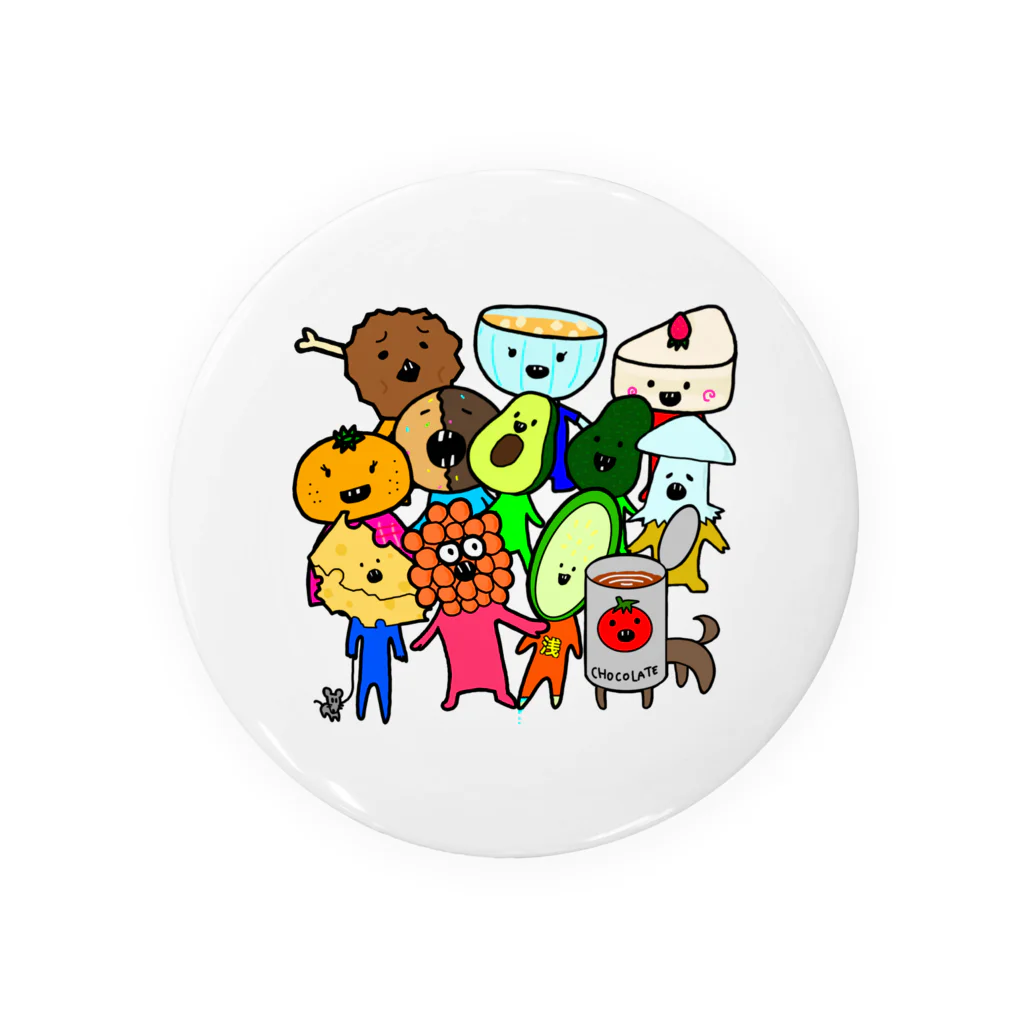 1GATAの1GATA Friends Tin Badge