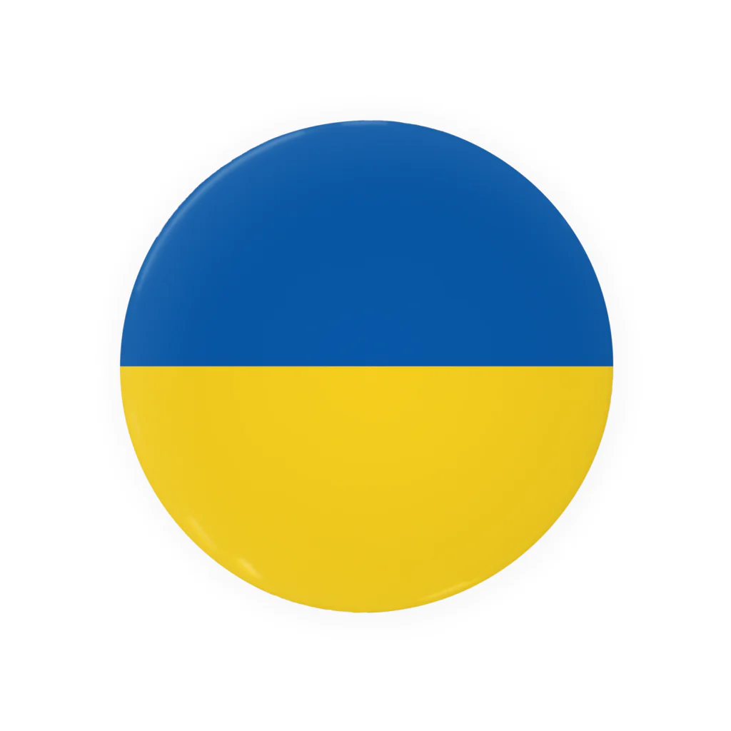 独立社PR,LLCのウクライナ応援 Save Ukraine 国旗缶バッジ Tin Badge