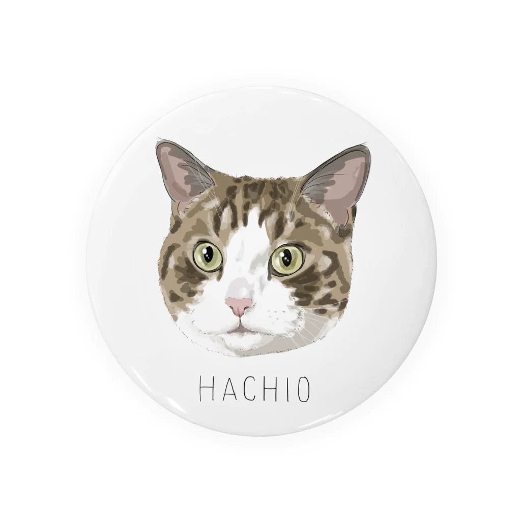 みきぞーん｜保護猫 ミッキー画伯と肉球とおともだちのhachio Tin Badge