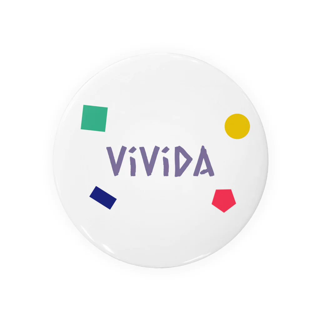 vividaのvividaロゴデザイン Tin Badge