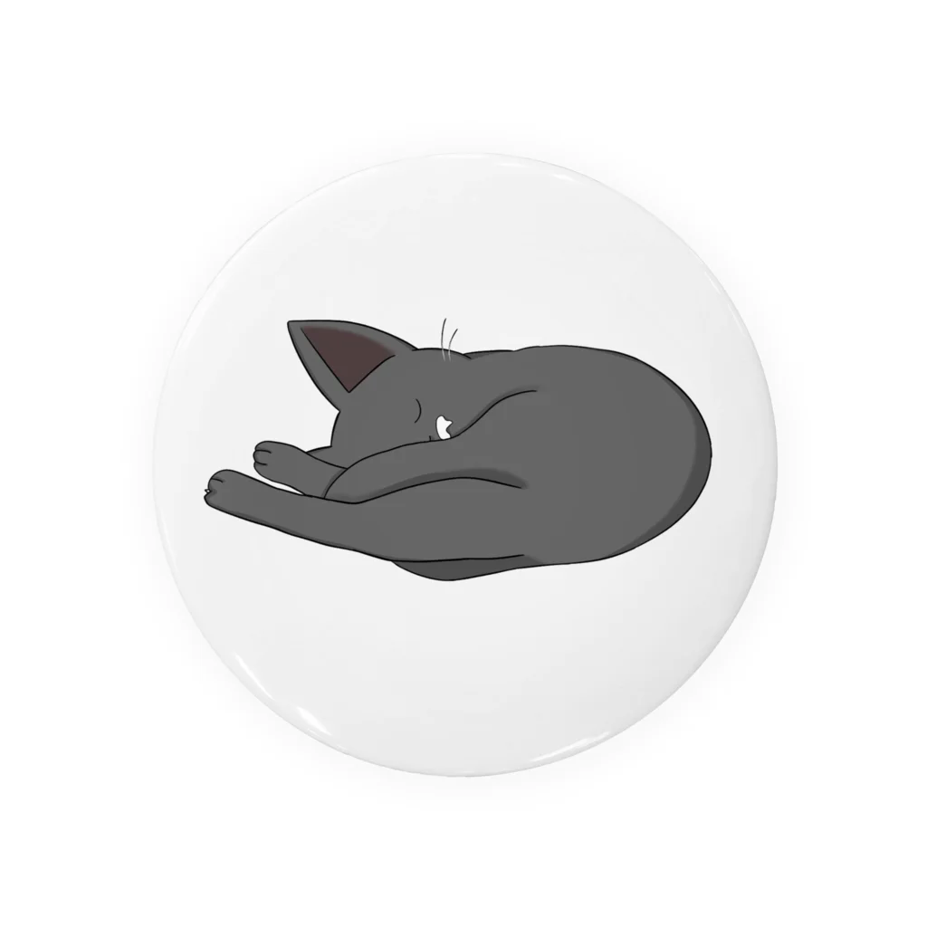 うさりんごの黒猫のクロア Tin Badge