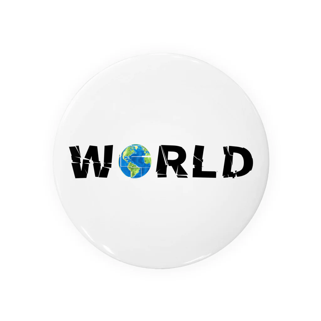 Ａ’ｚｗｏｒｋＳのWORLD(英字＋１シリーズ) Tin Badge