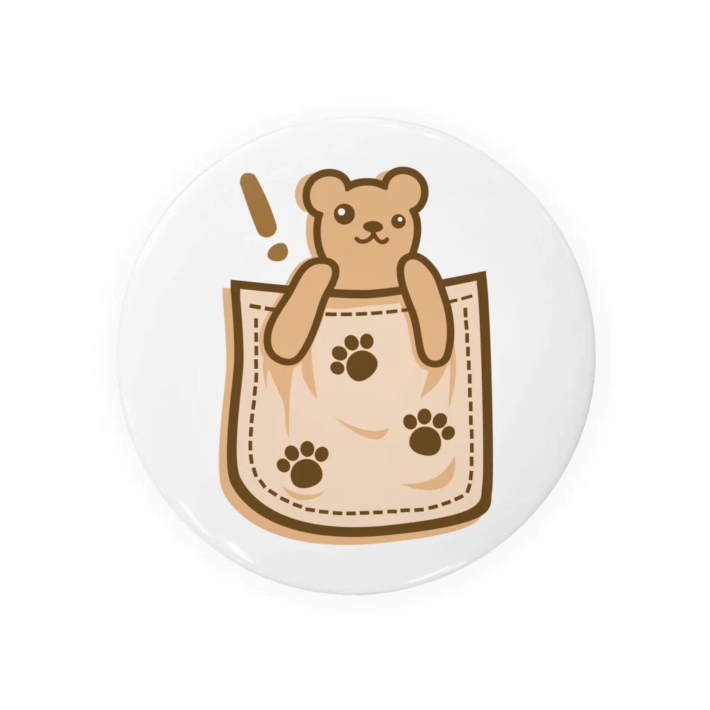 AURA_HYSTERICAのBear_in_the_Pocket Tin Badge