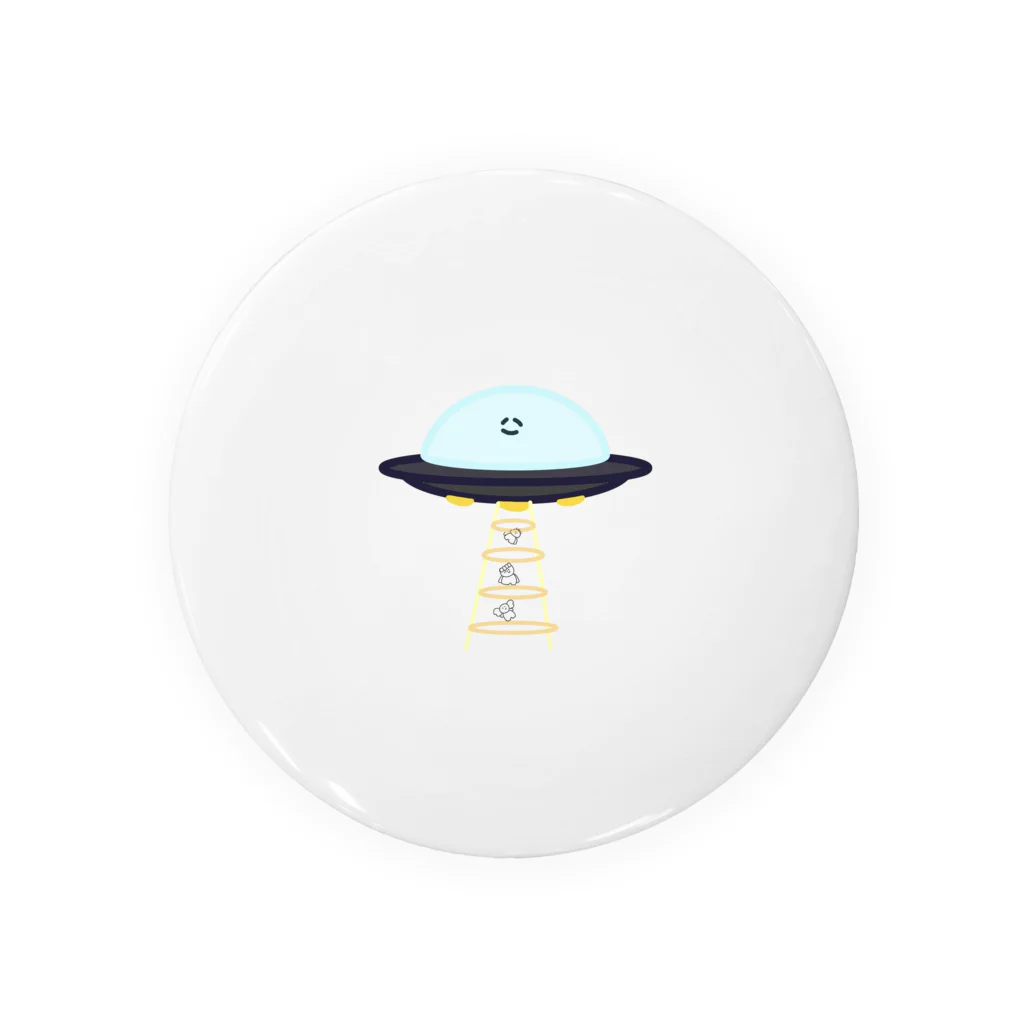 やわらか屋のやわらかUFO Tin Badge