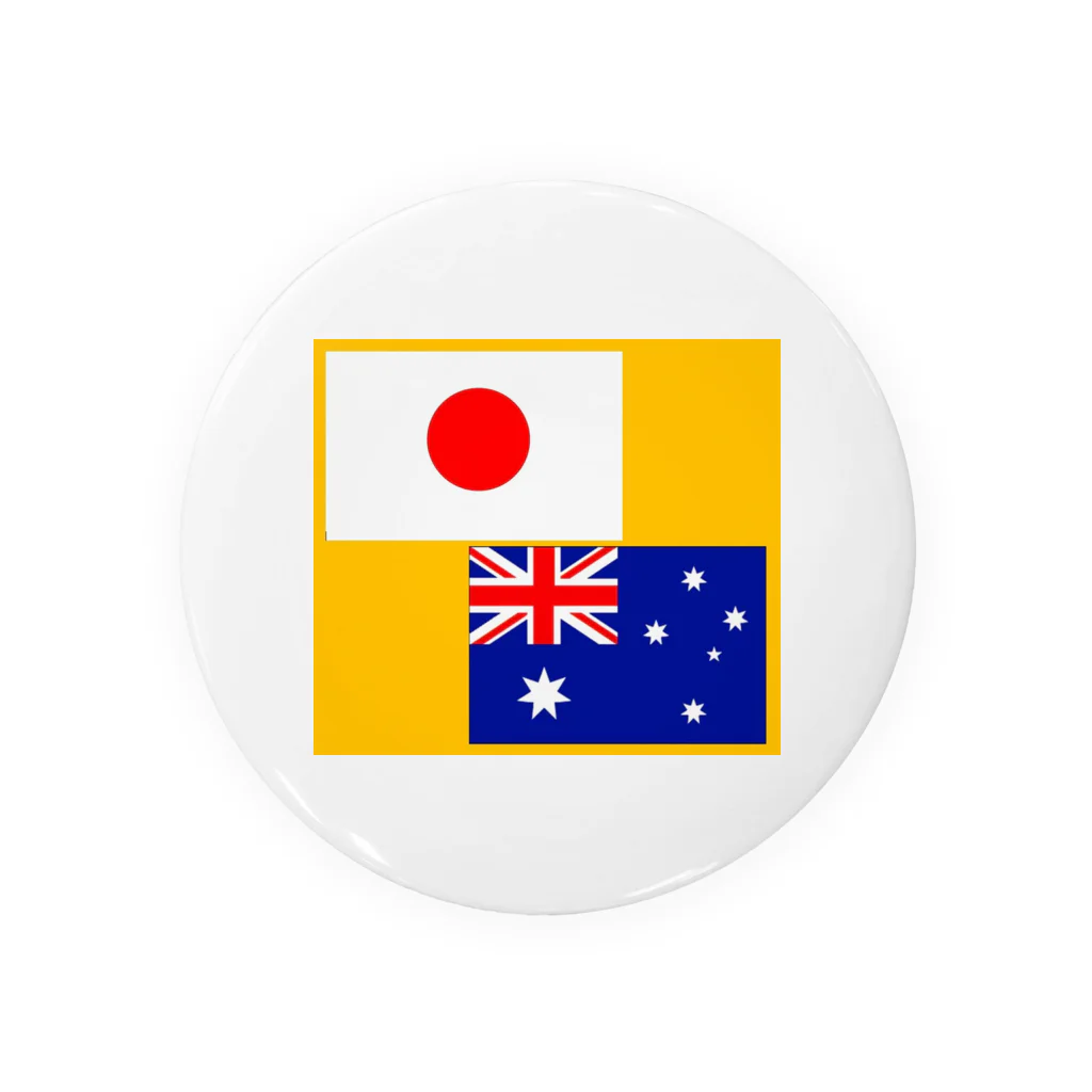 roku836の日豪国旗 Tin Badge