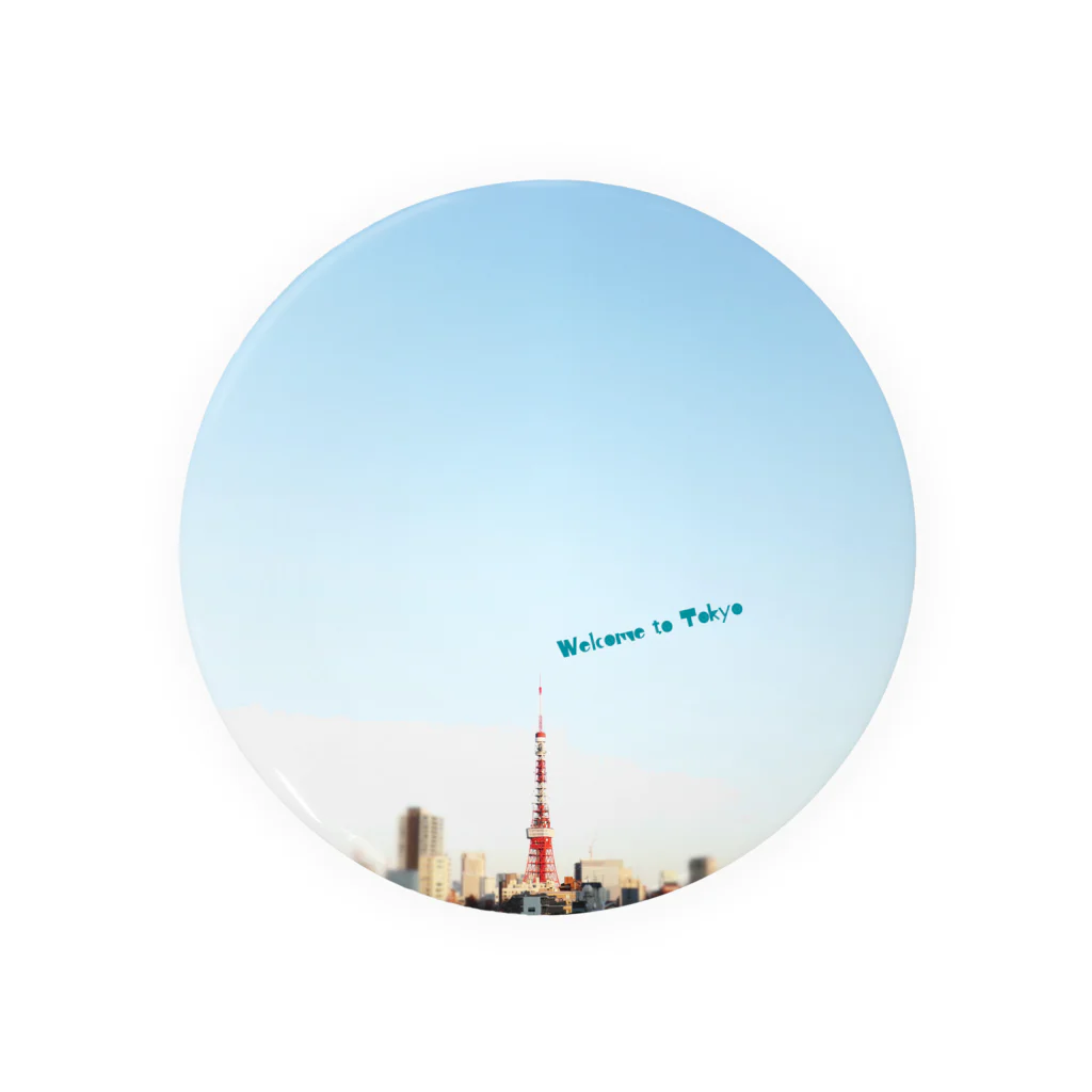 Maison PHOTOGRAPHICA分室のWelcome to Tokyo(Blue) Tin Badge