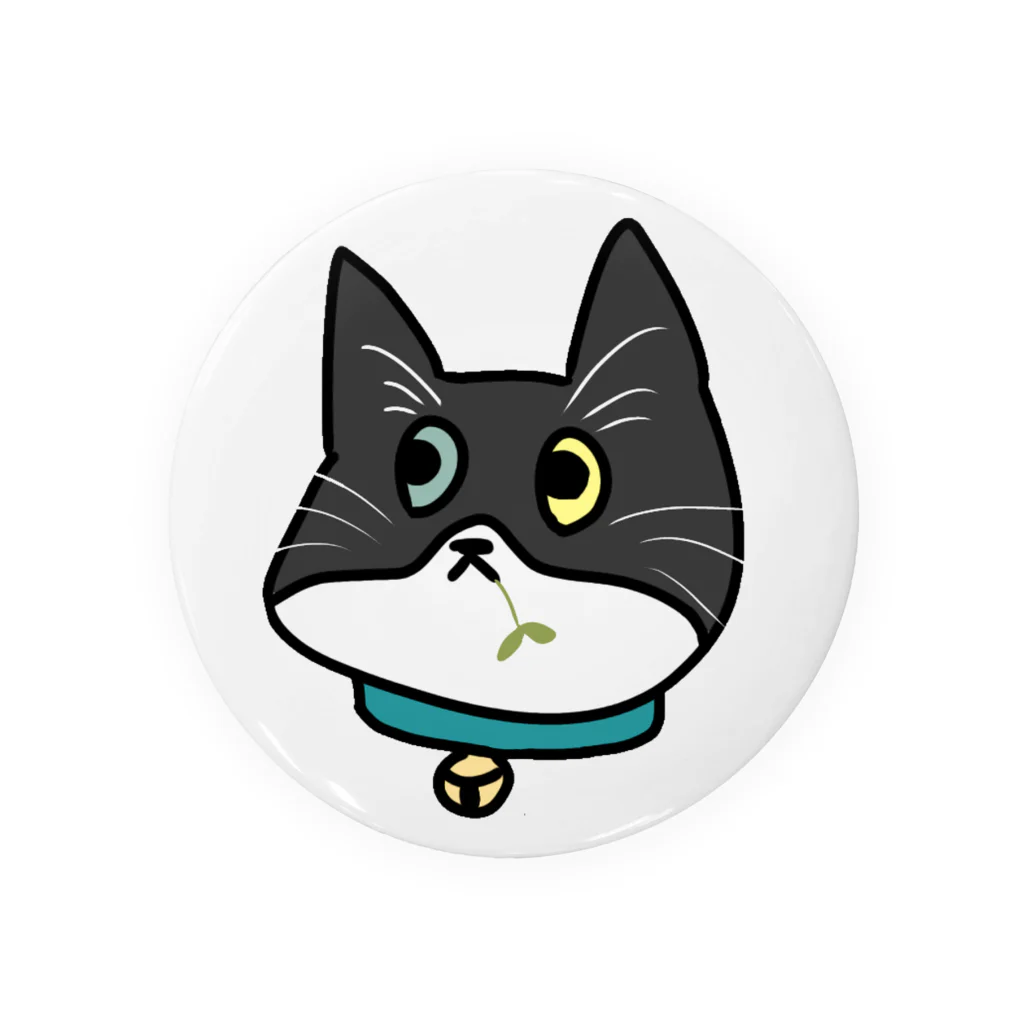 ろうのオッドアイねこてゃ Tin Badge