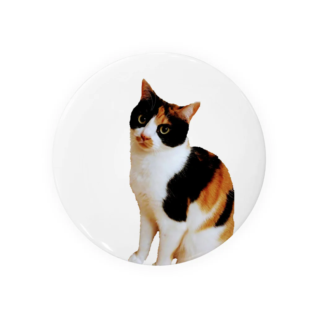 U-nekoの三毛猫リネンちゃん Tin Badge