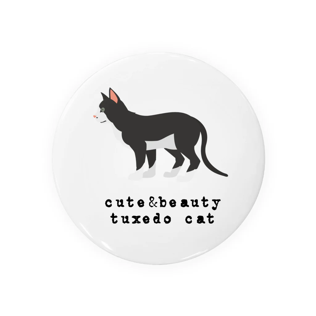 orange_honeyの猫1-17 タキシード猫 Tin Badge