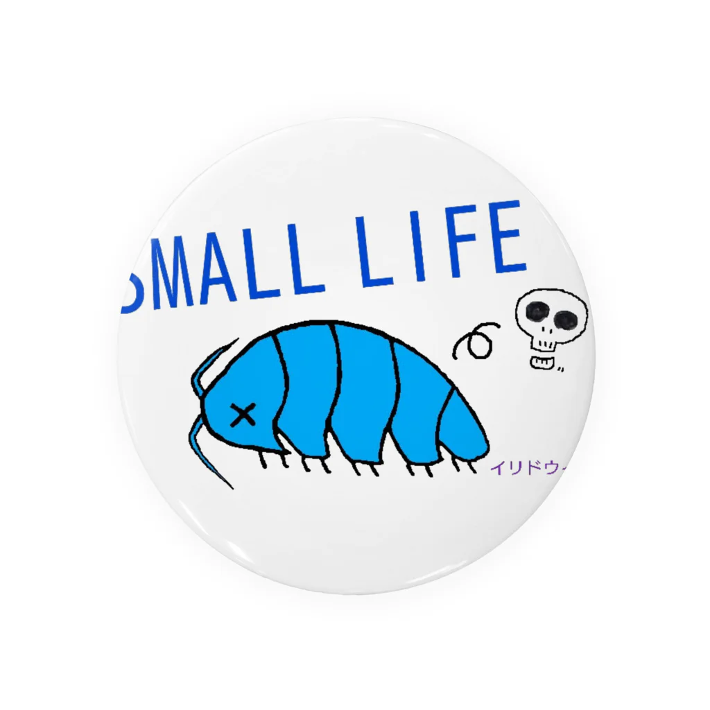 SMALL LIFEのイリドウイルス 缶バッジ