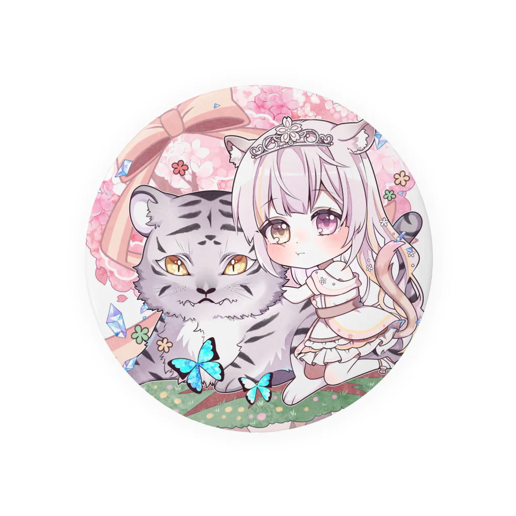 桜乃 恋紋🐯🌸新人VTuber🌸の1周年記念グッズ Tin Badge