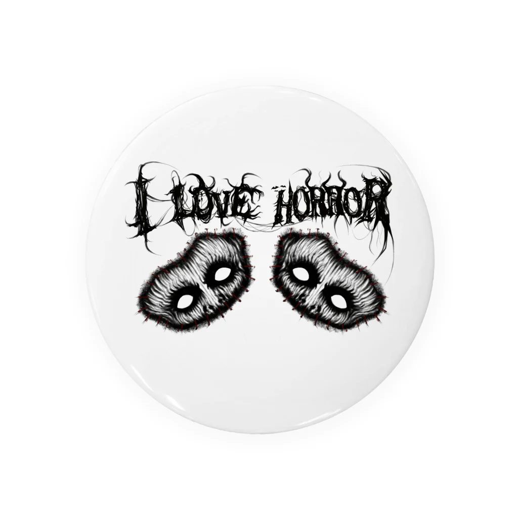 血殺poo(チャップー)のi love horror!! Tin Badge