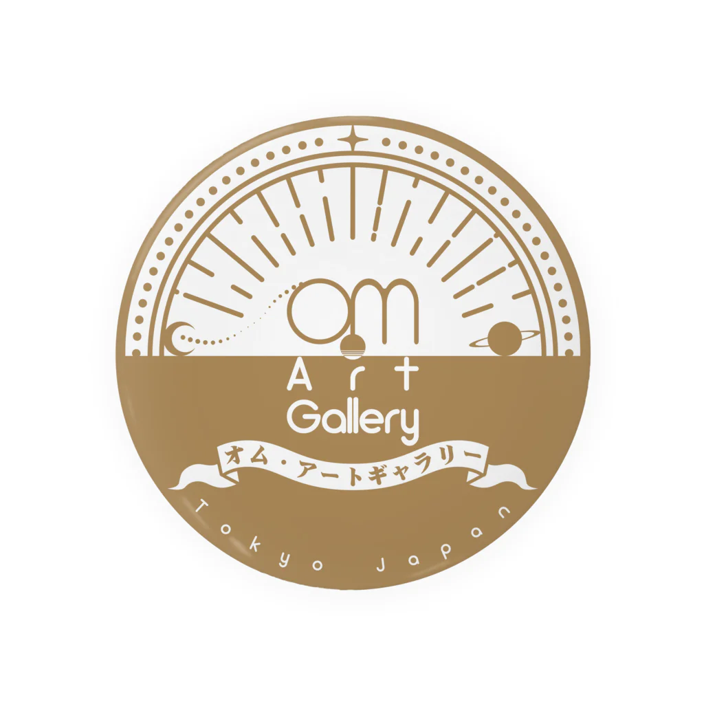 Om Art Store × SUZURIの" Om. Art Gallery Symbol " Tin Badge 缶バッジ