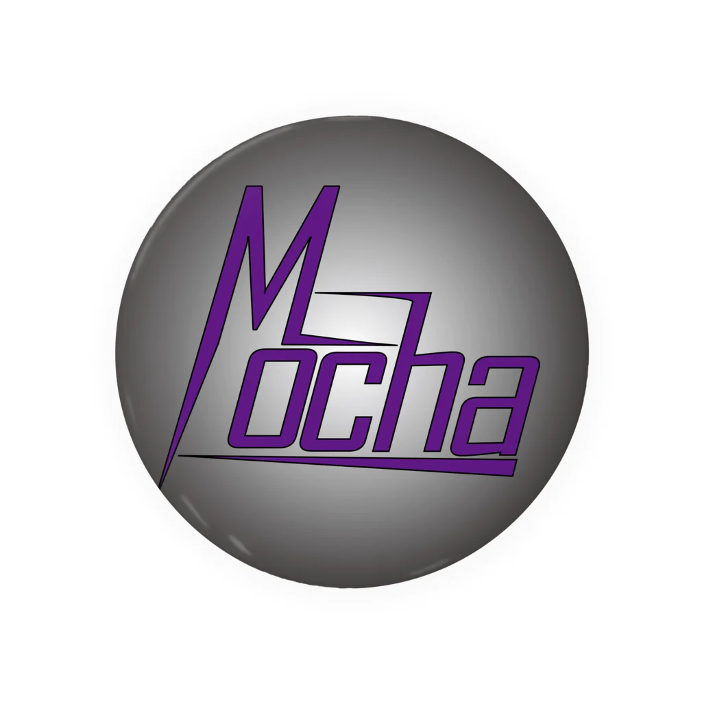 心愛もかグッズストアのMocha ロゴ 缶バッジ