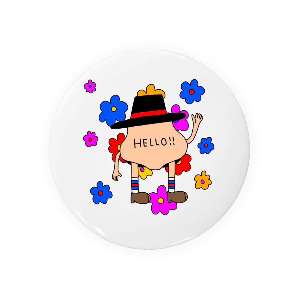 BAB’s Friends Shopのハロー！NOSE MAN！flower ver. Tin Badge