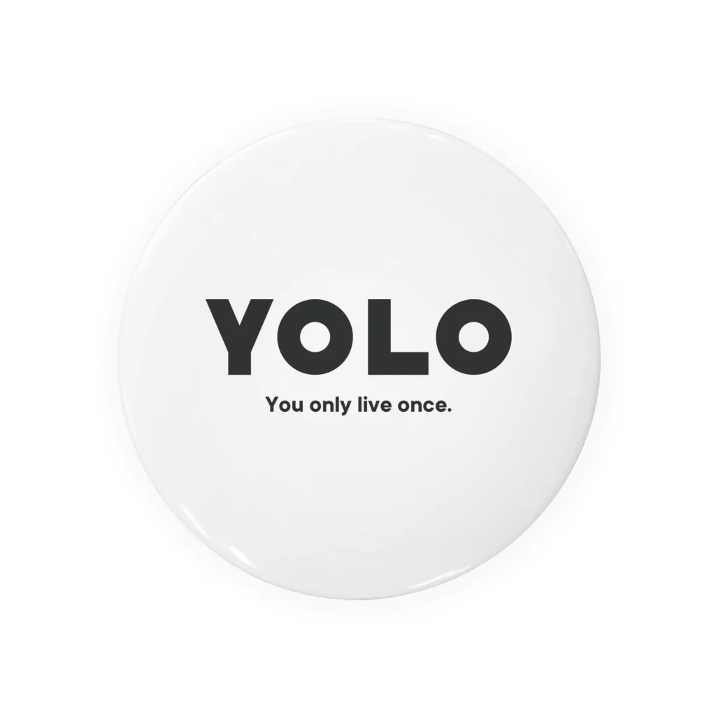 YOLO LIFEのYOLO Tin Badge