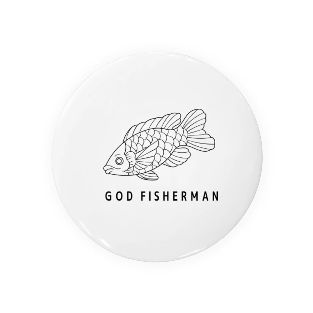 Oki.SharingのGOD FISHERMAN 缶バッジ