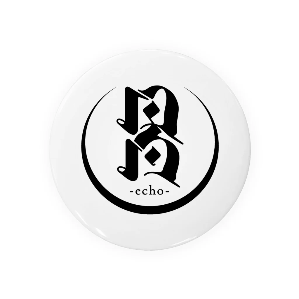 回向 -echo-の回向ロゴシリーズ Tin Badge