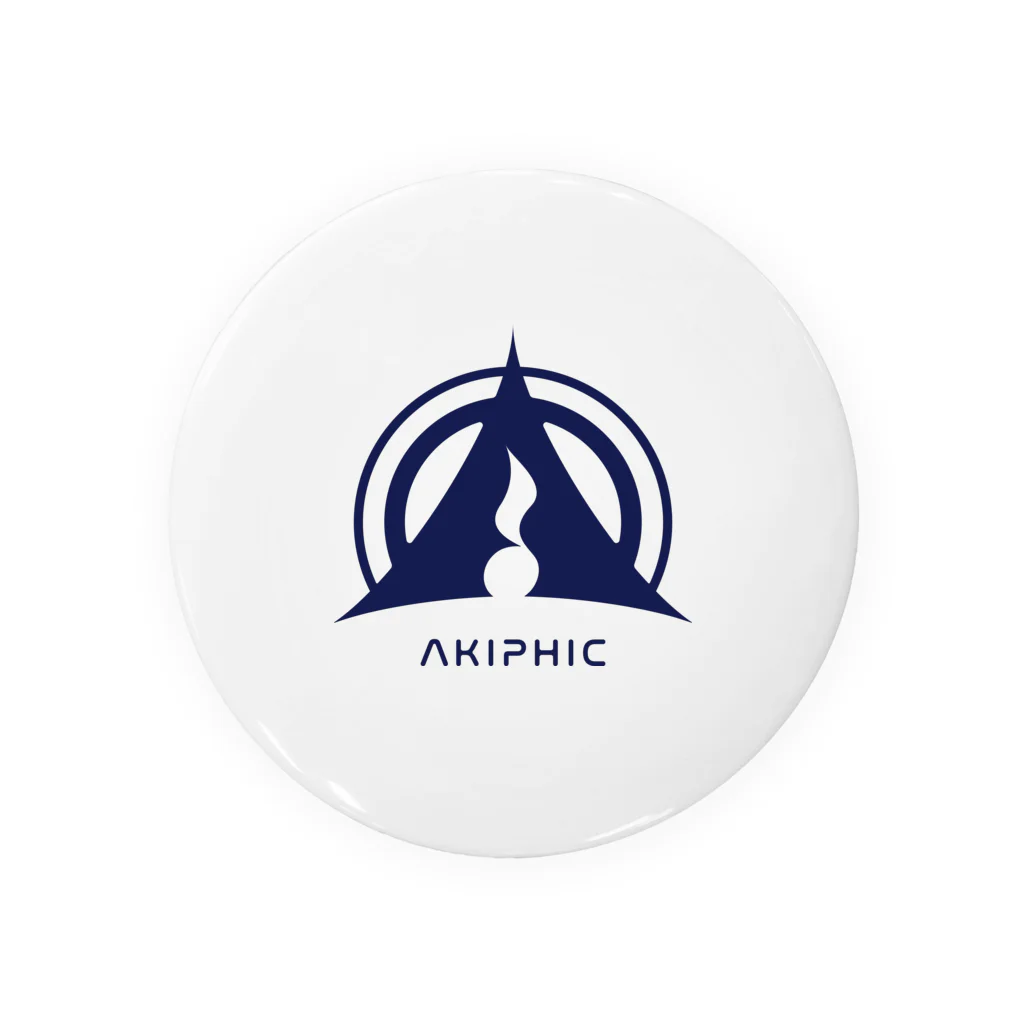 Akiphic公式グッズのAkiphic ロゴグッズ Tin Badge