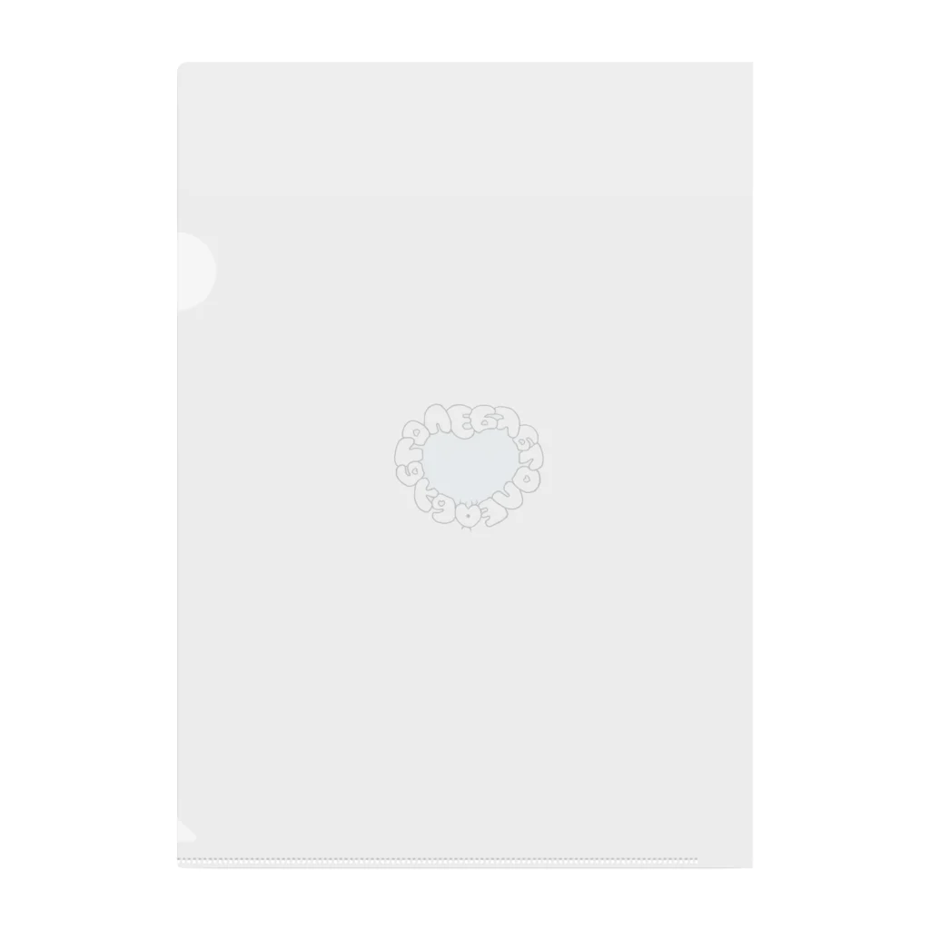 eyelove-ｱｲﾗﾌﾞ-のeyelove logo-ｱｲﾗﾌﾞﾛｺﾞ- Clear File Folder