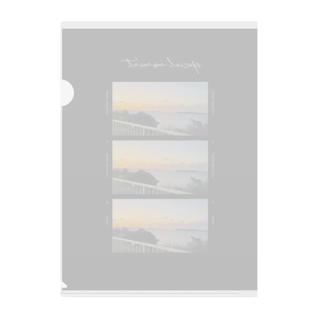 natural momentのloop scenery Clear File Folder