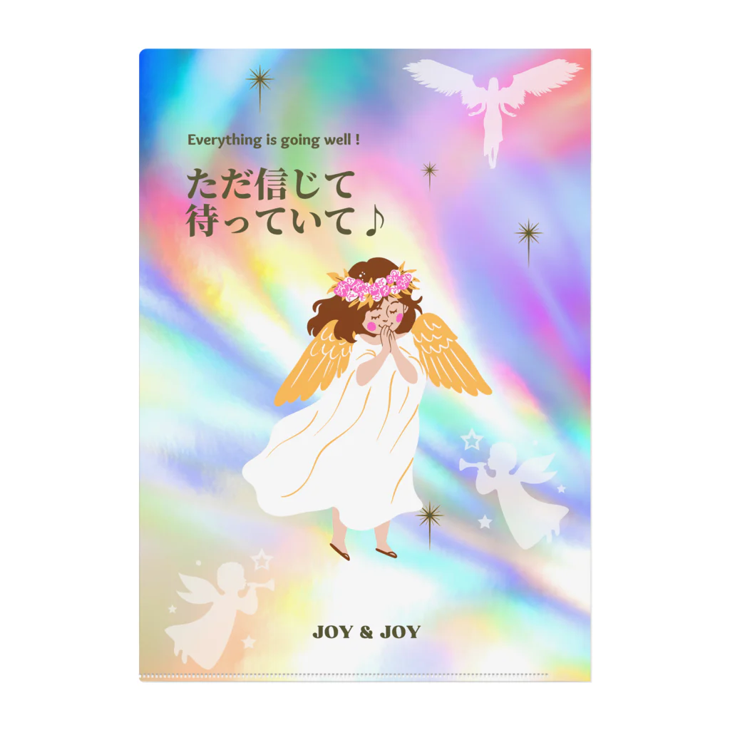 アストロロジー研究所の愛の天使♡で歩くパワースポットになっちゃおうシリーズ♪ クリアファイル