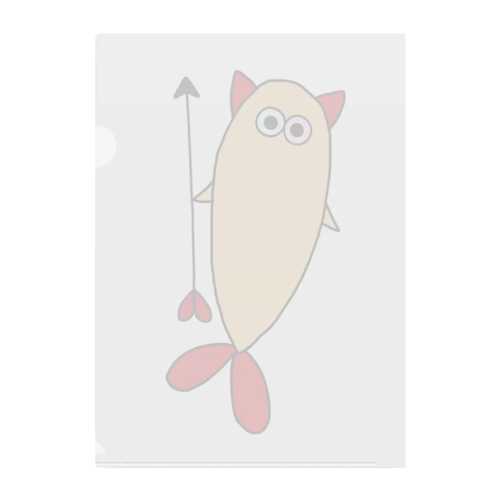 shrimp catのshrimp cat Clear File Folder