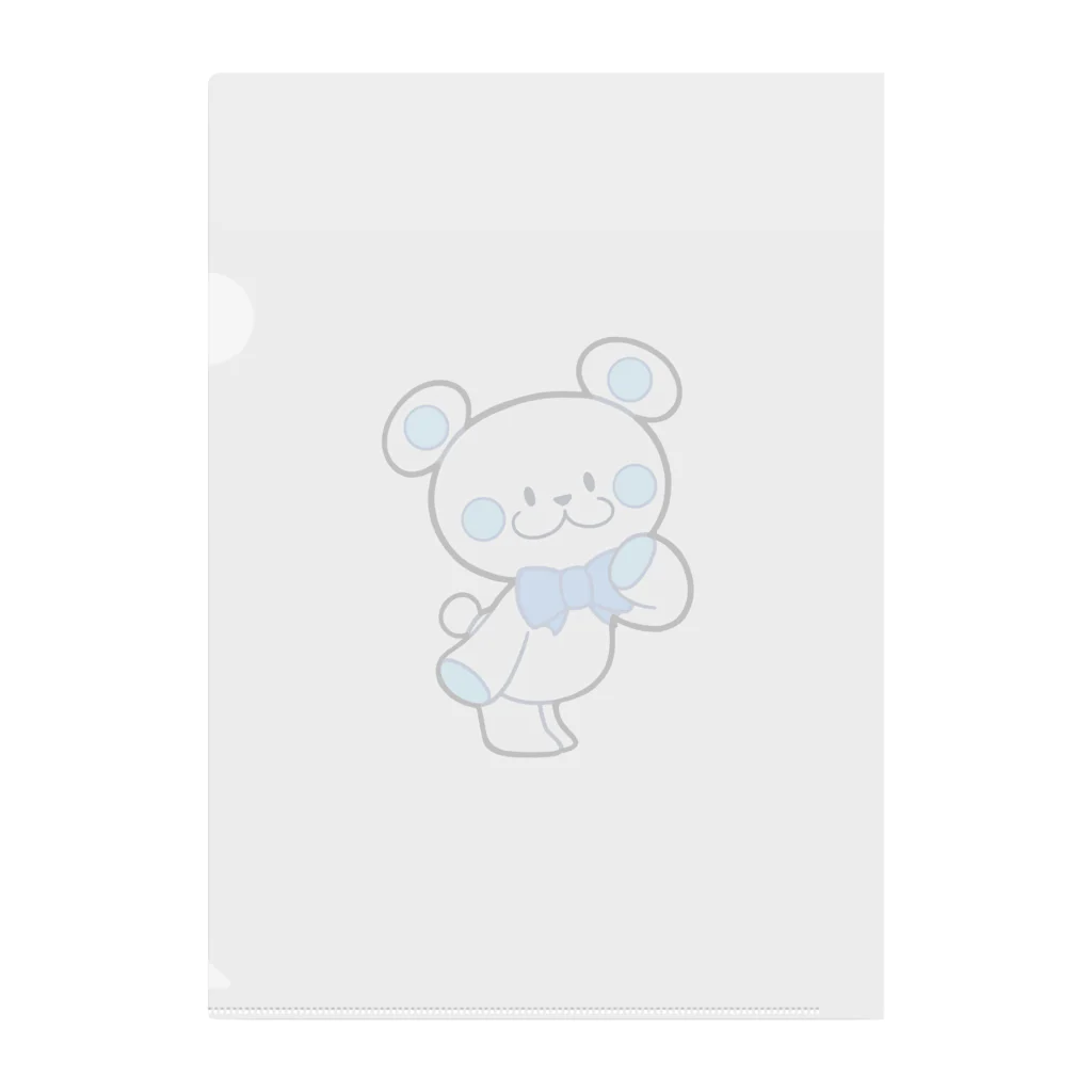 レタ(LETA)のぬいシロクマちゃん Clear File Folder