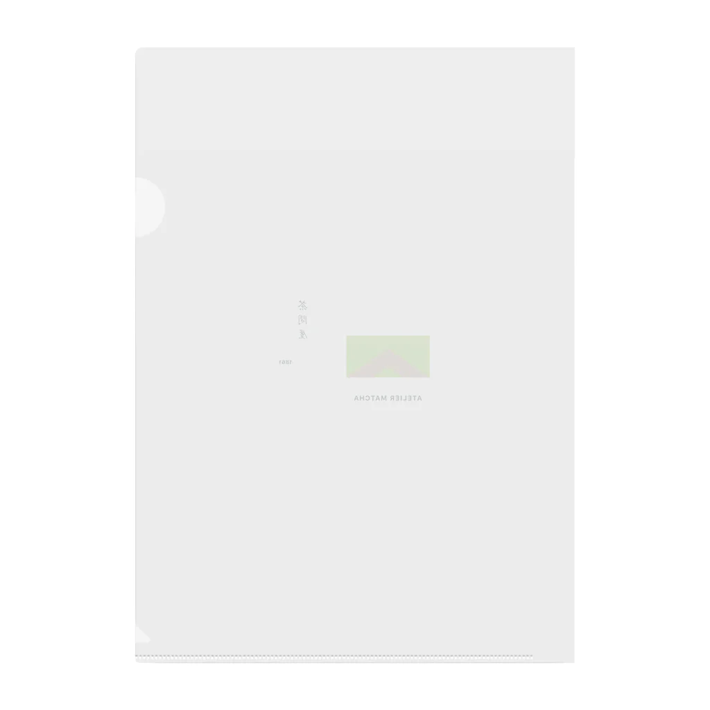 ATELIER MATCHA アトリエマッチャのATELIER MATCHA Clear File Folder