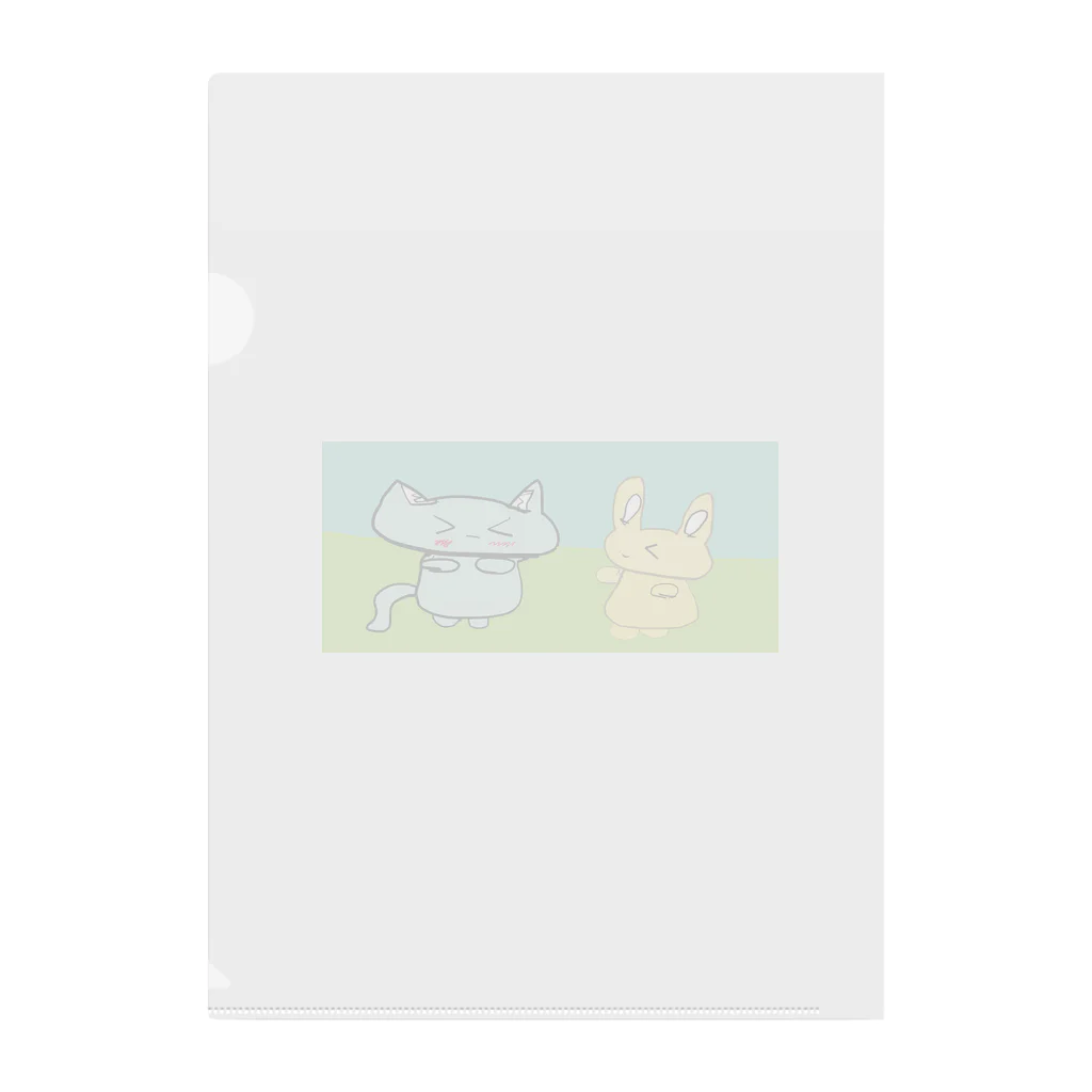 YAG STOREのまいごうさぎ Clear File Folder