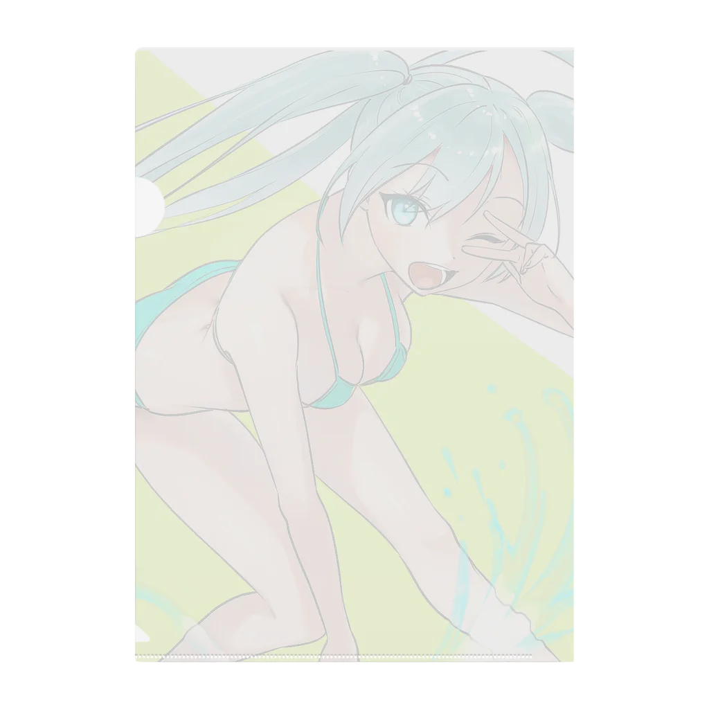 やさかショップの夏海アイテム Clear File Folder