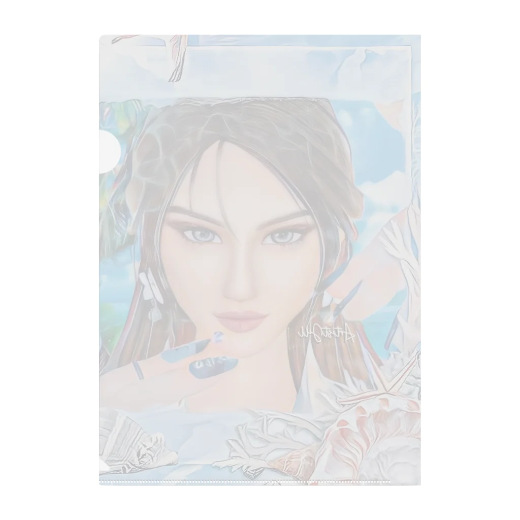 【ホラー専門店】ジルショップのサマーガール Clear File Folder