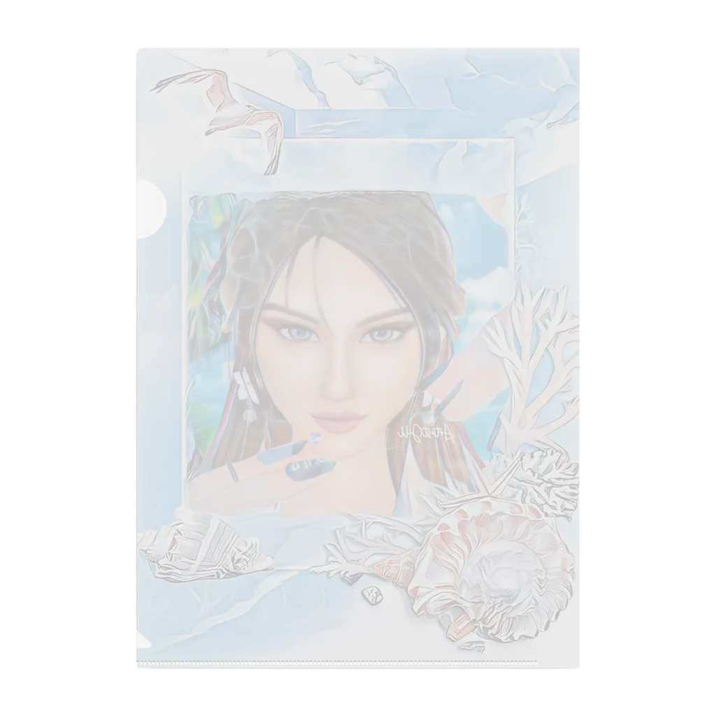 【ホラー専門店】ジルショップの縦長/サマーガール Clear File Folder