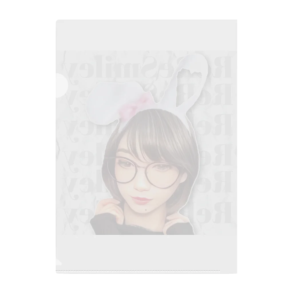 Re:Re:SmileyのLapin Girl ☆◡̈⋆ Clear File Folder