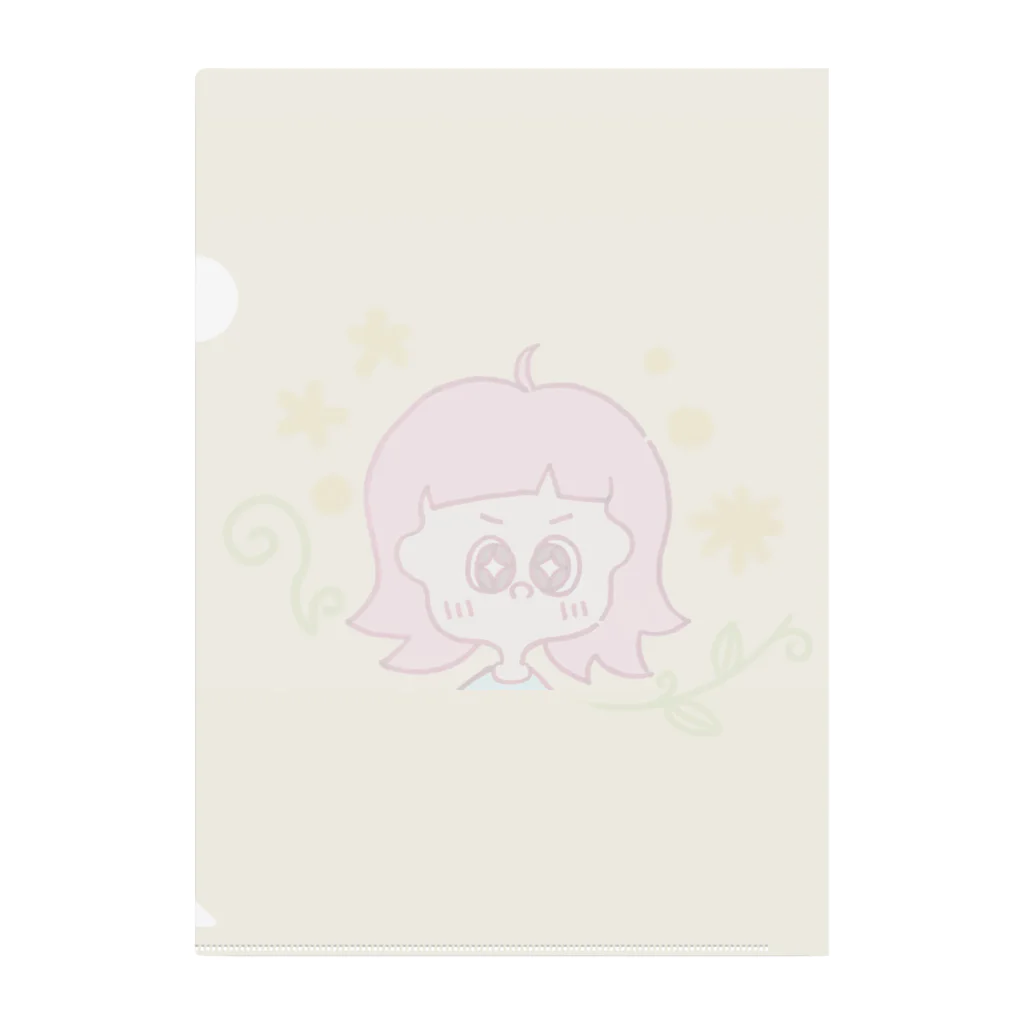 あおいとまり木のきらきら Clear File Folder