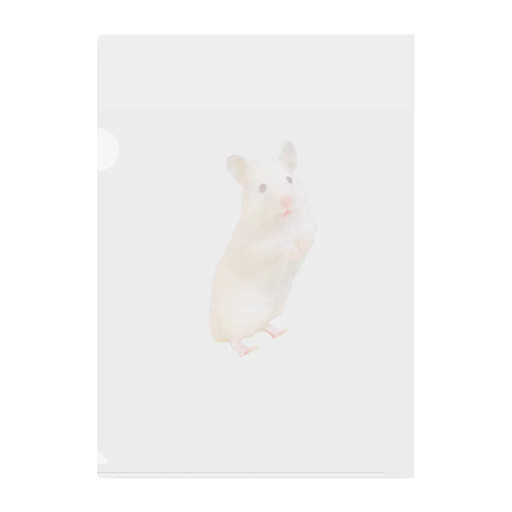 ハムスター愛好家 | Hamster Loverのシロクマハムスターゆきちゃん Clear File Folder